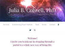 Tablet Screenshot of juliacolwell.com